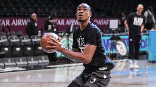 Brooklyn Nets center Nic Claxton